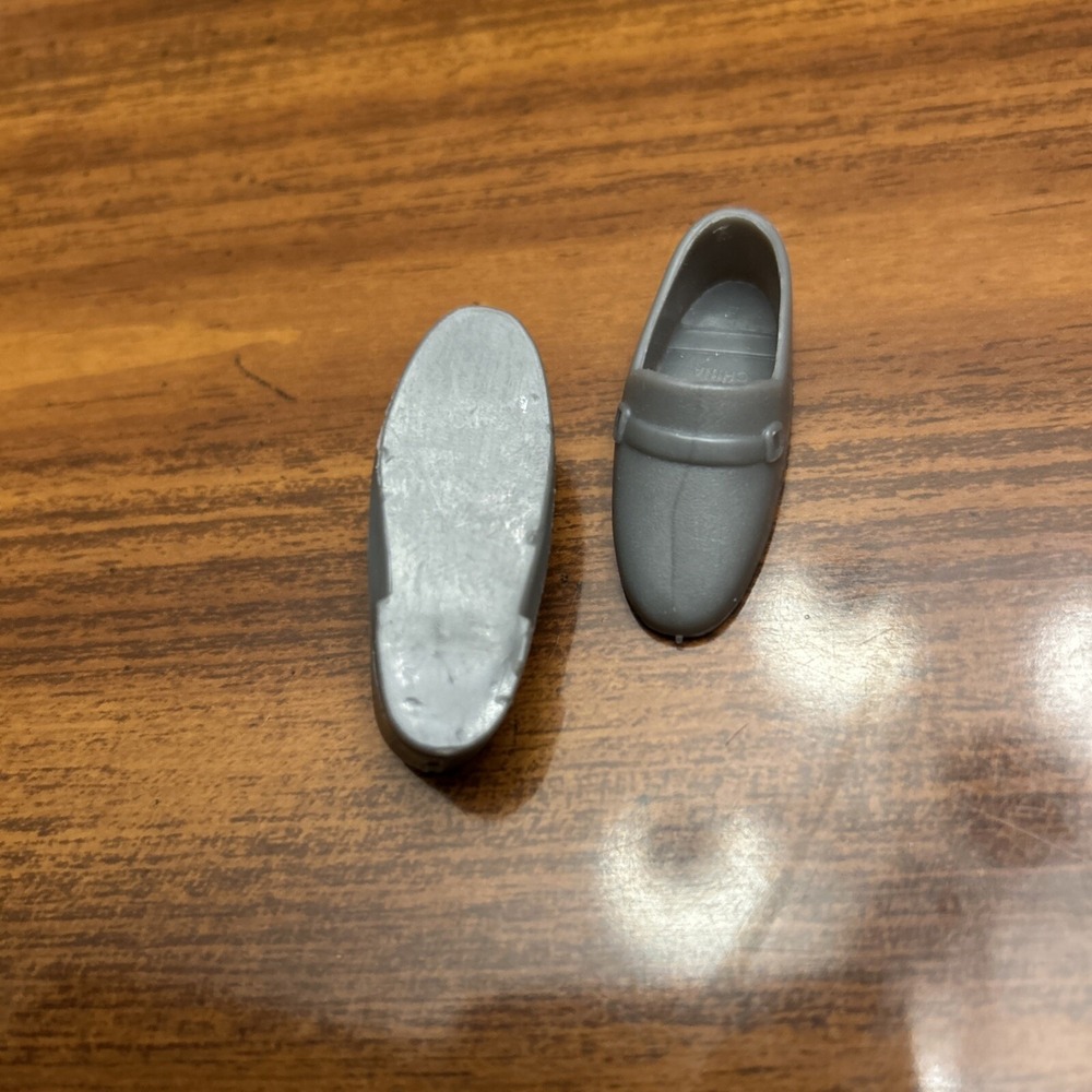 Ken Doll Vintage Loafers Shoes Gray - Picture 4 of 5